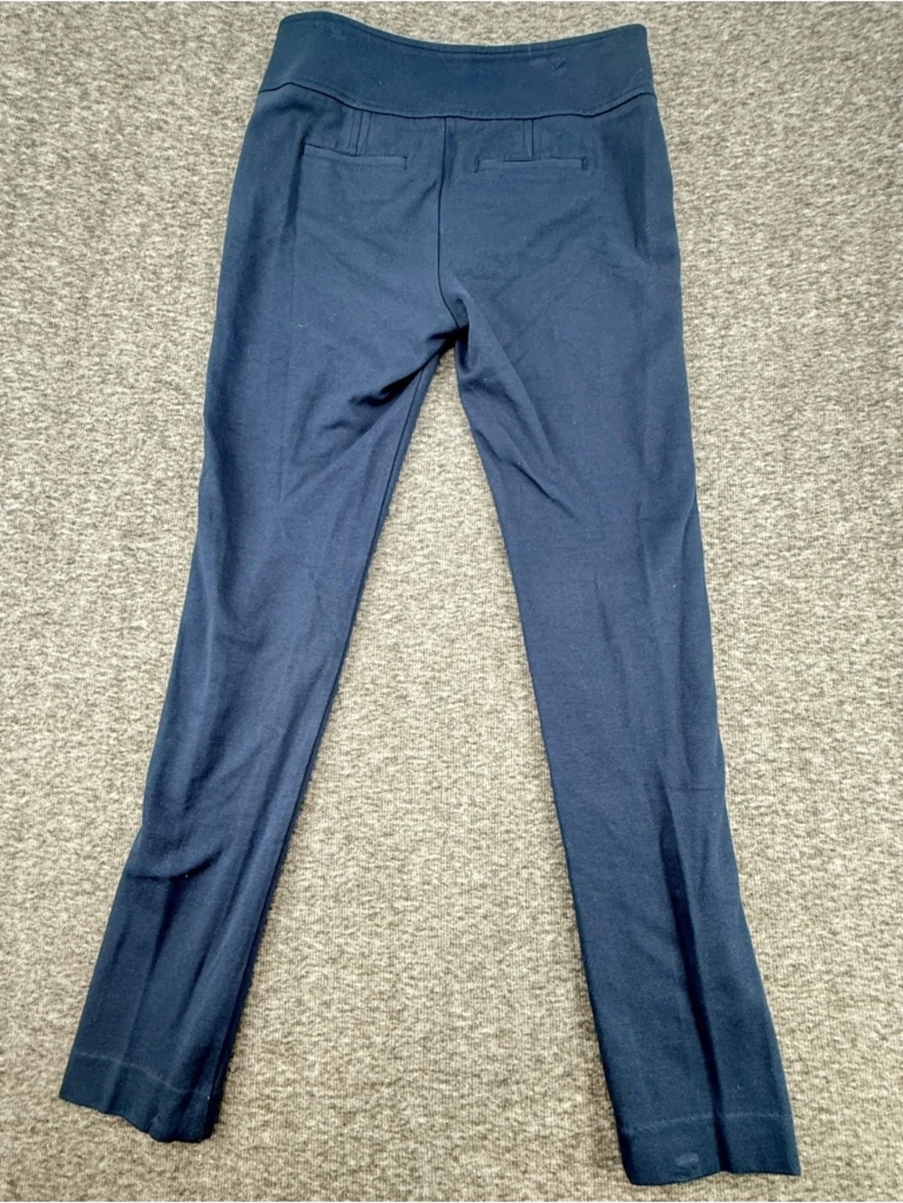 CAbi Navy Blue Skinny Pants Size 4 Rayon Nylon Stretch Trouser‎ Legging